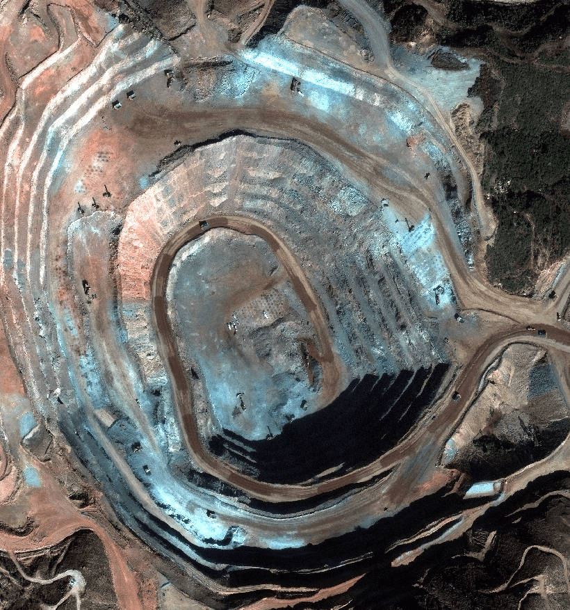 Mine tailings measurement surveying with 15cm accuracy elevation data